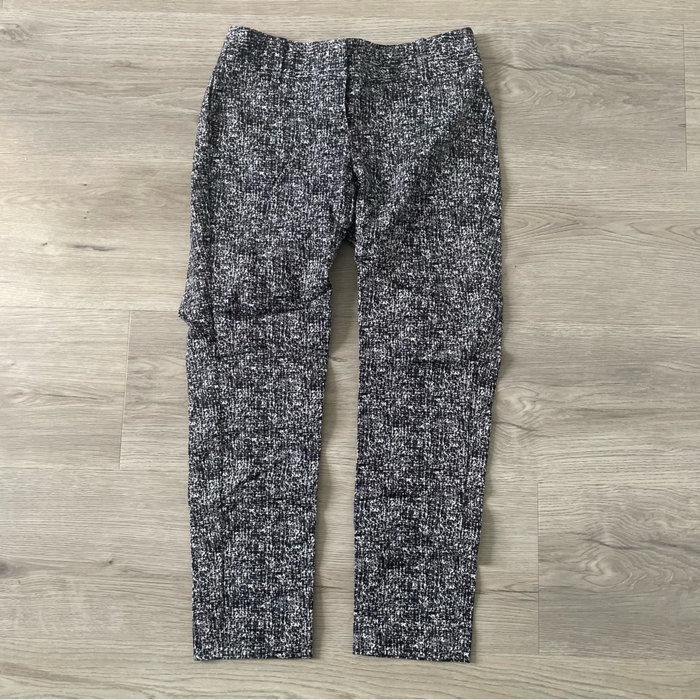 White House Black Market Monochrome Tweed Garment Size 2